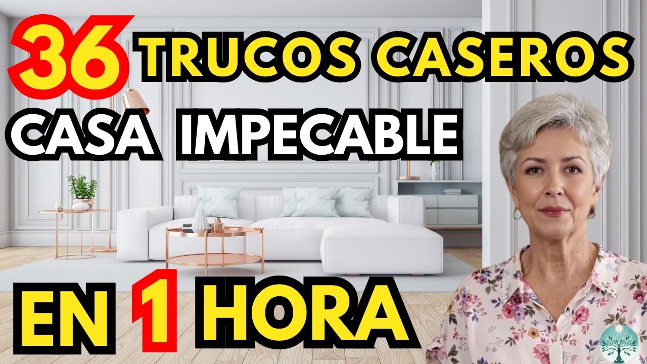36 trucos de hotel y de abuela para una casa impecable en 1 hora.