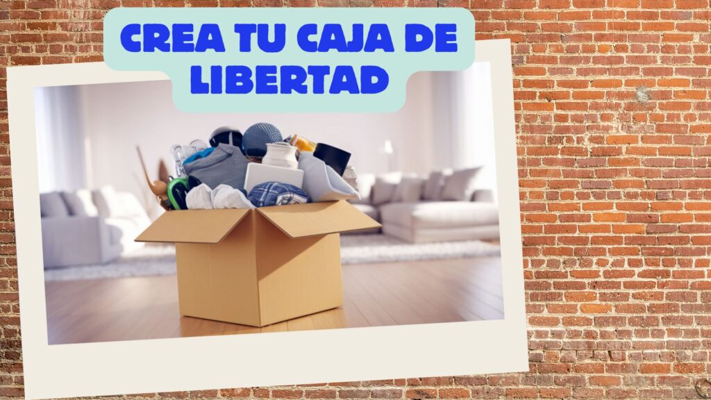 Caja llena de objetos para donar como parte del reto de orden. del Reto de 7 Días para Organizar tu Casa con Propósito