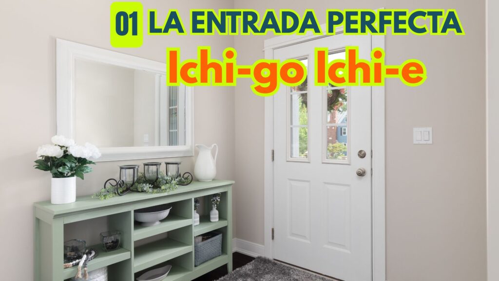 Entrada organizada con el método japonés para organizar la casa en 5 minutos.